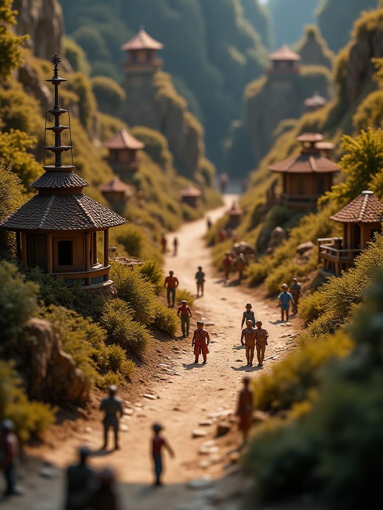 Dioramas detallados para museos y educación